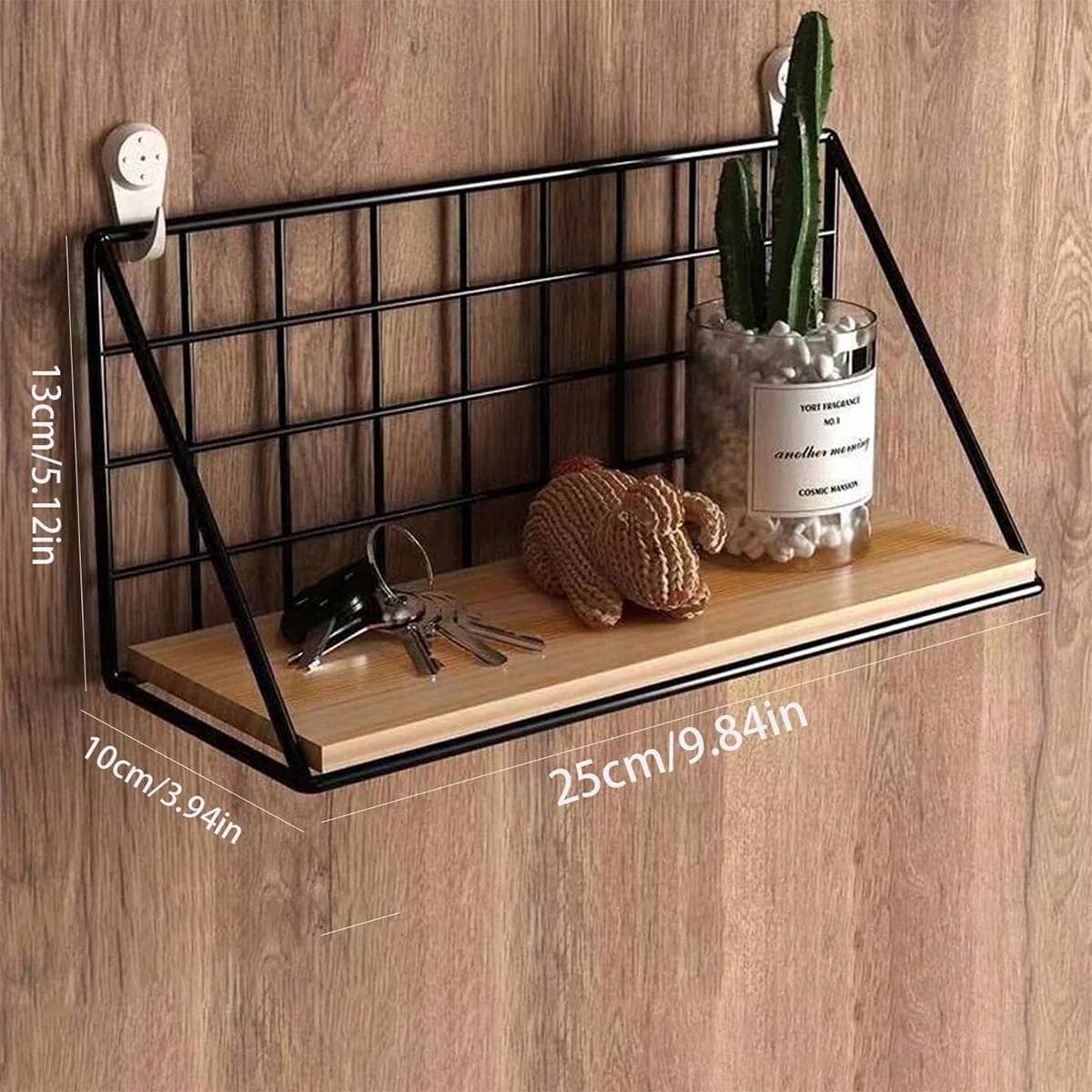 Prateleira De Parede De Ferro Preta Prateleira De Parede De Ferro Preta LightHousi