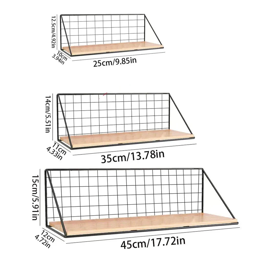 Prateleira De Parede De Ferro Preta Prateleira De Parede De Ferro Preta LightHousi