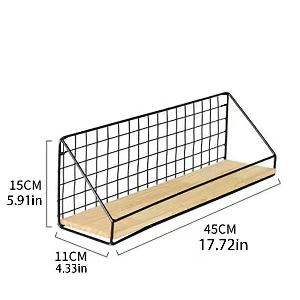 Prateleira De Parede De Ferro Preta Prateleira De Parede De Ferro Preta LightHousi Com Viga Transversal-G