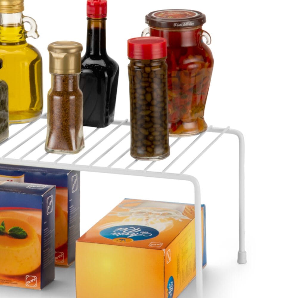 Prateleira Organizadora Branca 33cm Com Ponteira Plástica Prateleira Organizadora Branca 33cm Com Ponteira Plástica Design & Casa