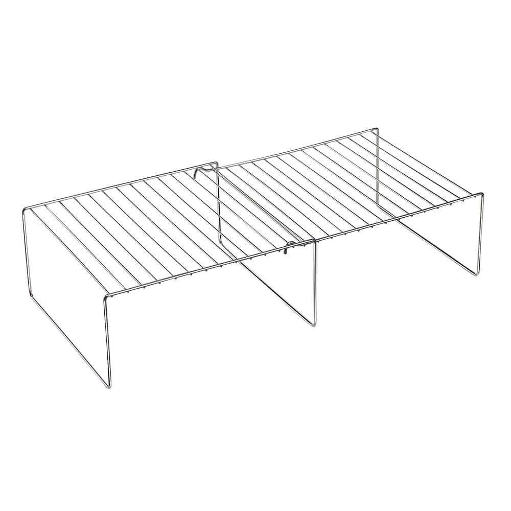 Prateleira Organizadora Multiuso Extensível Prateleira Organizadora Multiuso Extensível Design & Casa Cromado