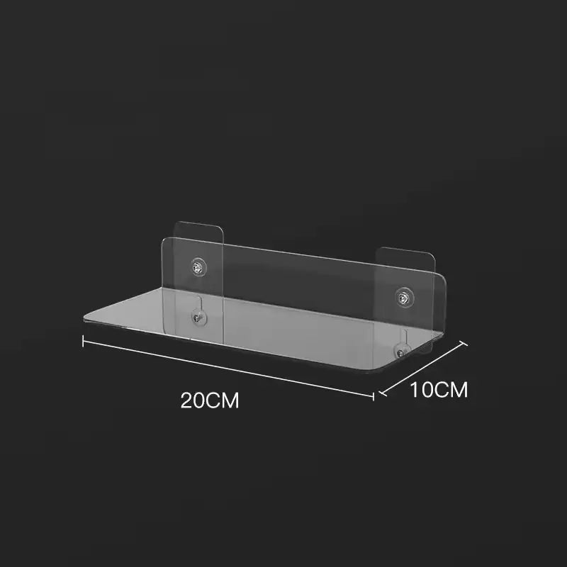 Prateleira Suspensa de Acrílico Prateleira Suspensa de Acrílico Design & Casa