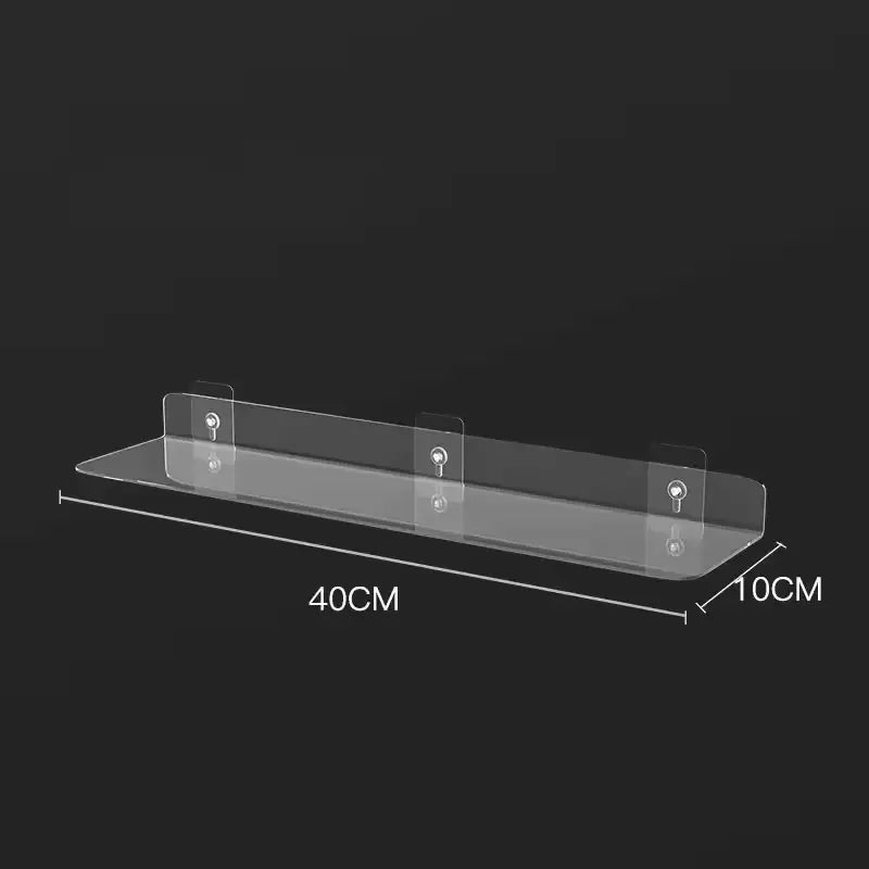 Prateleira Suspensa de Acrílico Prateleira Suspensa de Acrílico Design & Casa