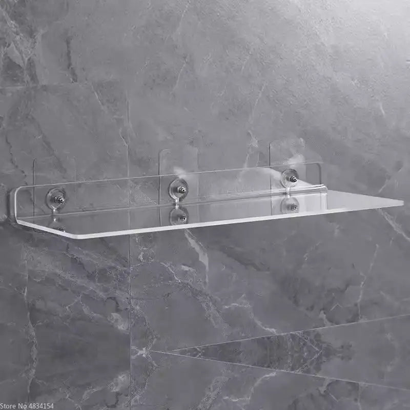 Prateleira Suspensa de Acrílico Prateleira Suspensa de Acrílico Design & Casa