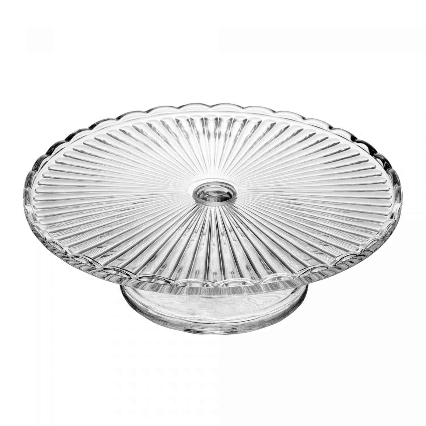 Prato para Bolo com Pé de Vidro e Tampa Bangkok 29cm x 21cm - Wolff Design & Casa