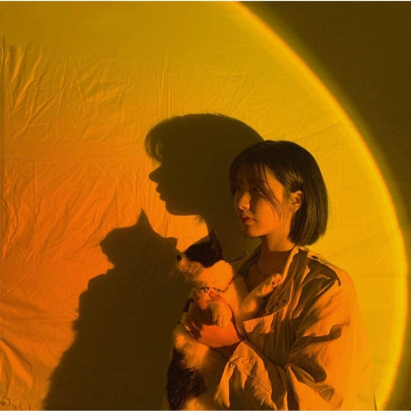 Projetor Portátil de Luz Led Lâmpada de Pôr-do-Sol Projetor Portátil de Luz Led Lâmpada de Pôr-do-Sol LightHousi