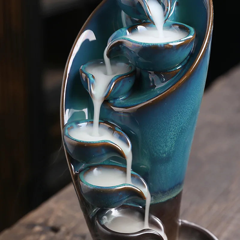 Queimador de Incenso com Design Artesanal em Cerâmica Coleção Utilidades - Queimador de Incenso com Design Artesanal em Cerâmica Design & Casa