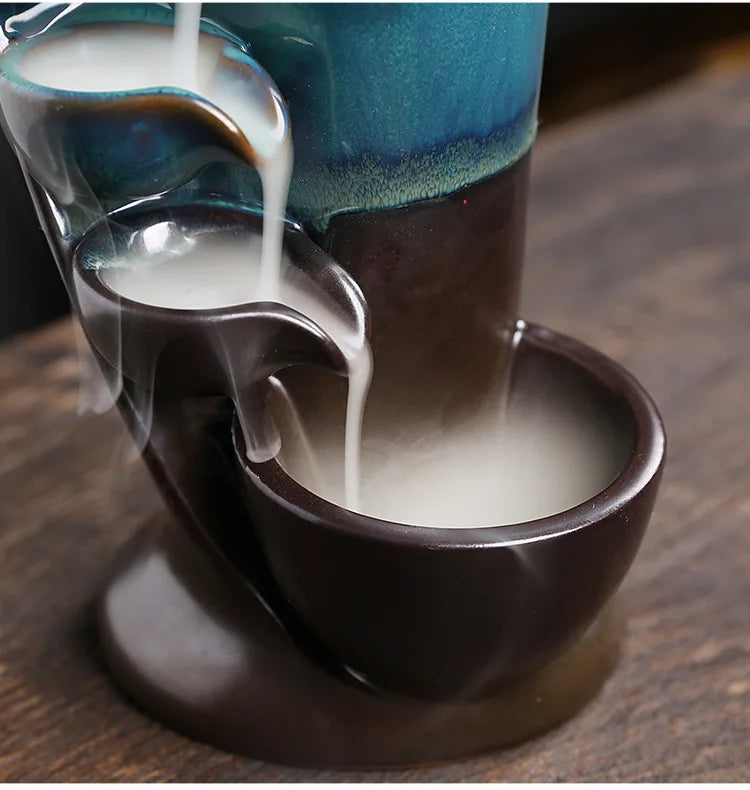 Queimador de Incenso com Design Artesanal em Cerâmica Coleção Utilidades - Queimador de Incenso com Design Artesanal em Cerâmica Design & Casa