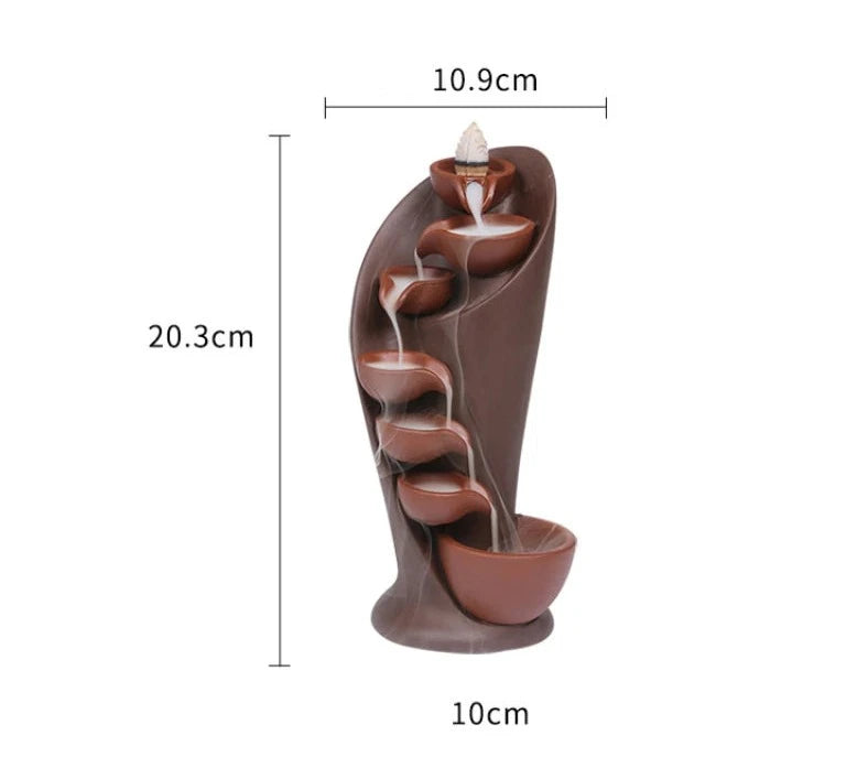 Queimador de Incenso com Design Artesanal em Cerâmica Coleção Utilidades - Queimador de Incenso com Design Artesanal em Cerâmica Design & Casa