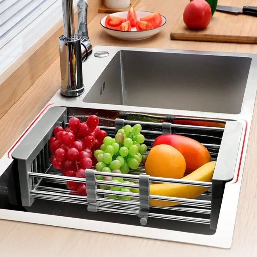 Rack de Pia de Cozinha Drenagem Versátil Rack de Pia de Cozinha Drenagem Versátil Design & Casa