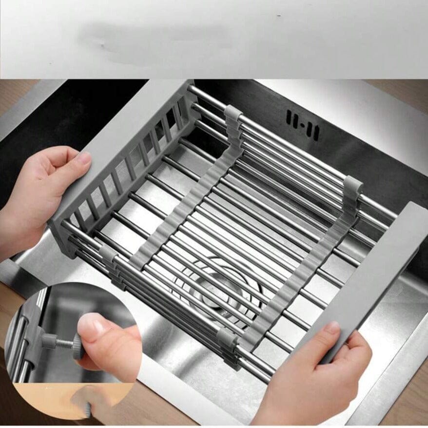 Rack de Pia de Cozinha Drenagem Versátil Rack de Pia de Cozinha Drenagem Versátil Design & Casa