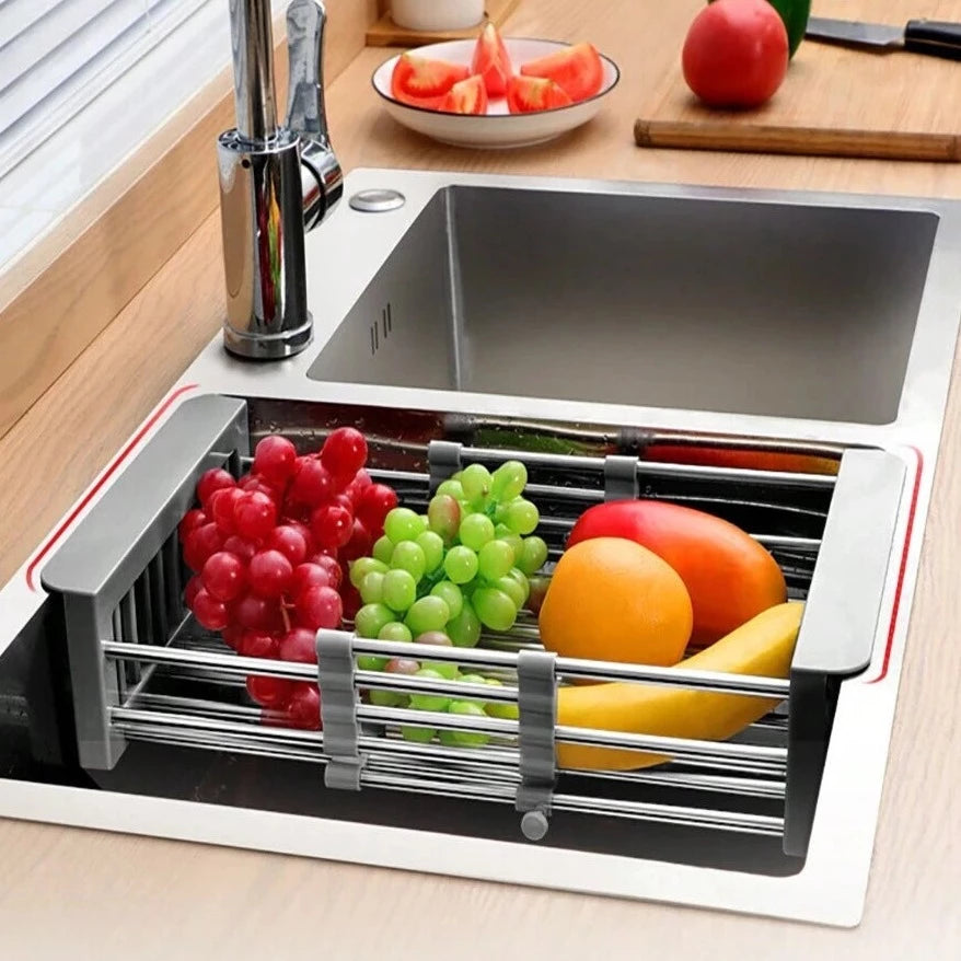 Rack de Pia de Cozinha Drenagem Versátil Rack de Pia de Cozinha Drenagem Versátil Design & Casa