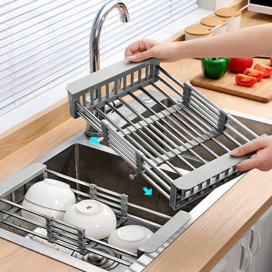 Rack de Pia de Cozinha Drenagem Versátil Rack de Pia de Cozinha Drenagem Versátil Design & Casa