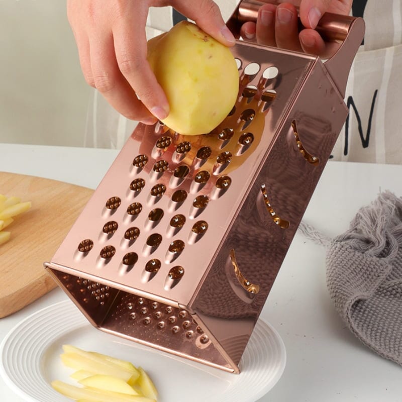 Ralador de Legumes e Queijo Inox Multifuncional Ralador de Legumes e Queijo Inox Multifuncional LightHousi