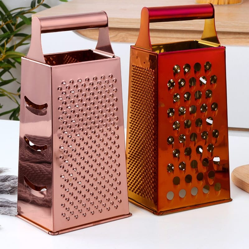 Ralador de Legumes e Queijo Inox Multifuncional Ralador de Legumes e Queijo Inox Multifuncional LightHousi