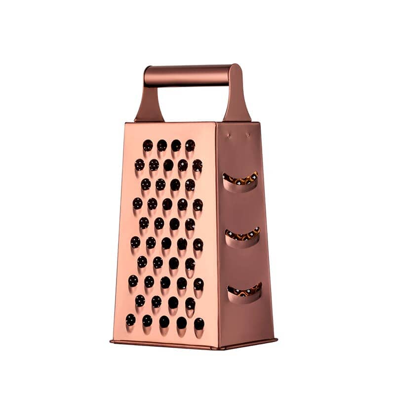 Ralador de Legumes e Queijo Inox Multifuncional Ralador de Legumes e Queijo Inox Multifuncional LightHousi Rose Gold