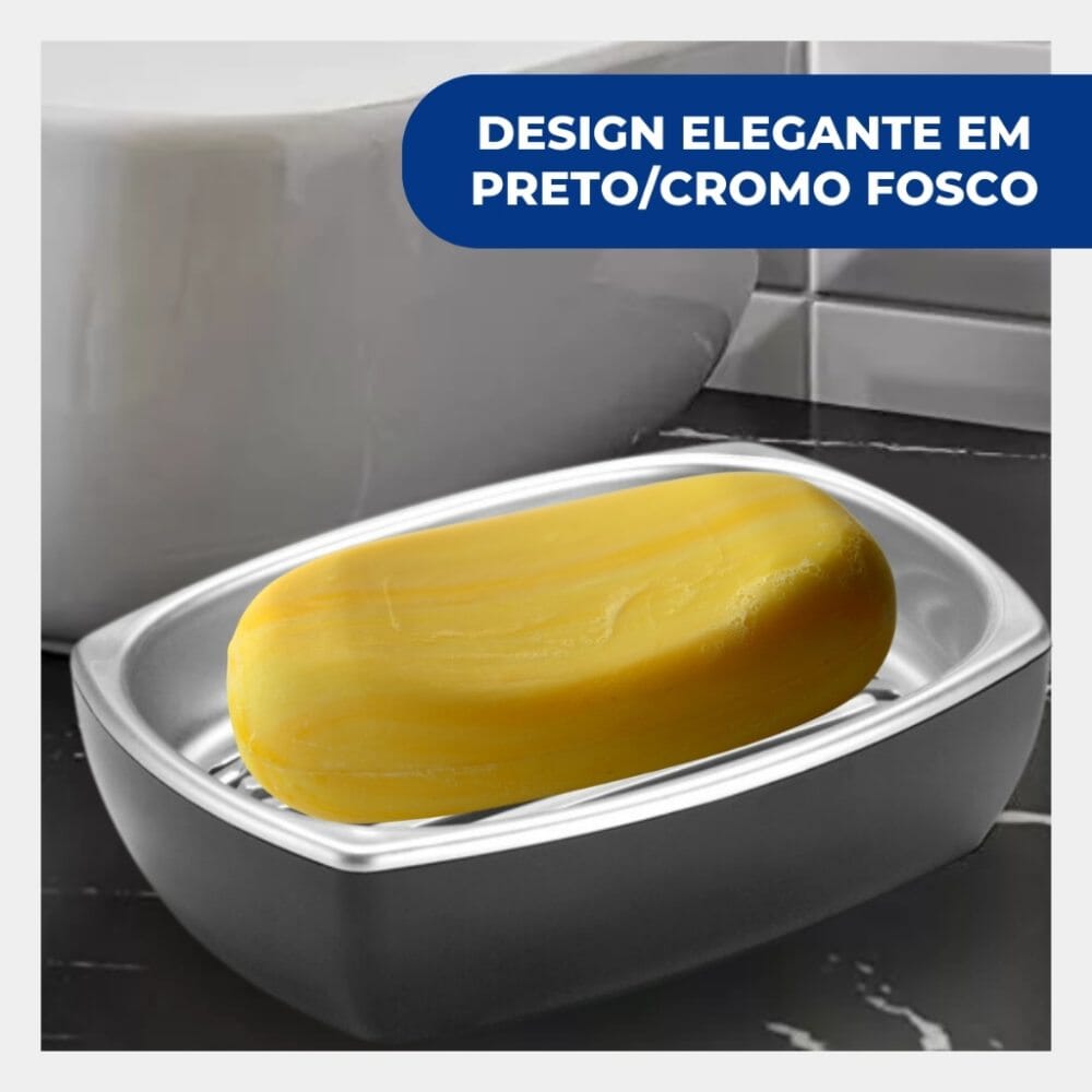 Saboneteira Para Banheiro Com Base Removível Saboneteira Para Banheiro Com Base Removível Design & Casa