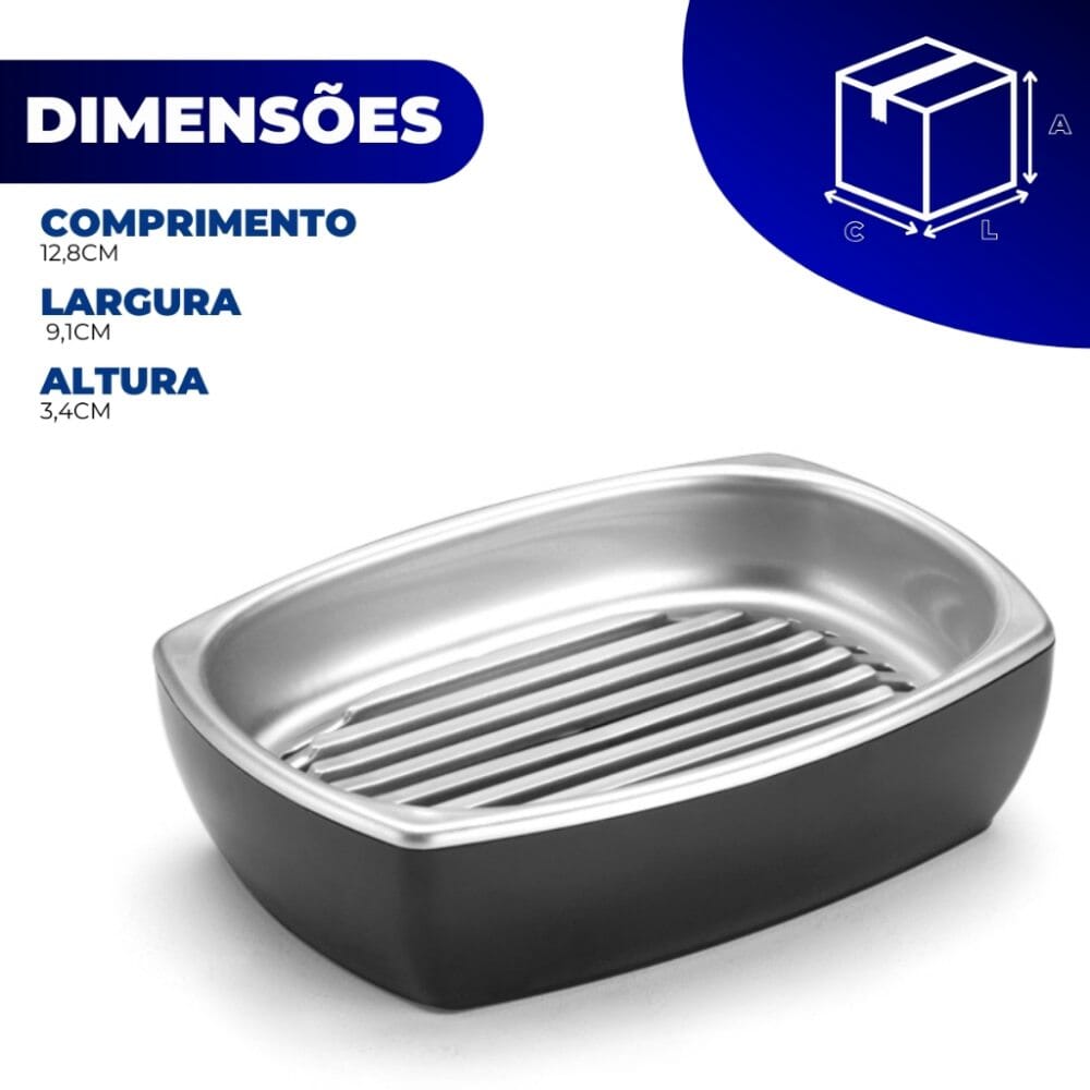 Saboneteira Para Banheiro Com Base Removível Saboneteira Para Banheiro Com Base Removível Design & Casa