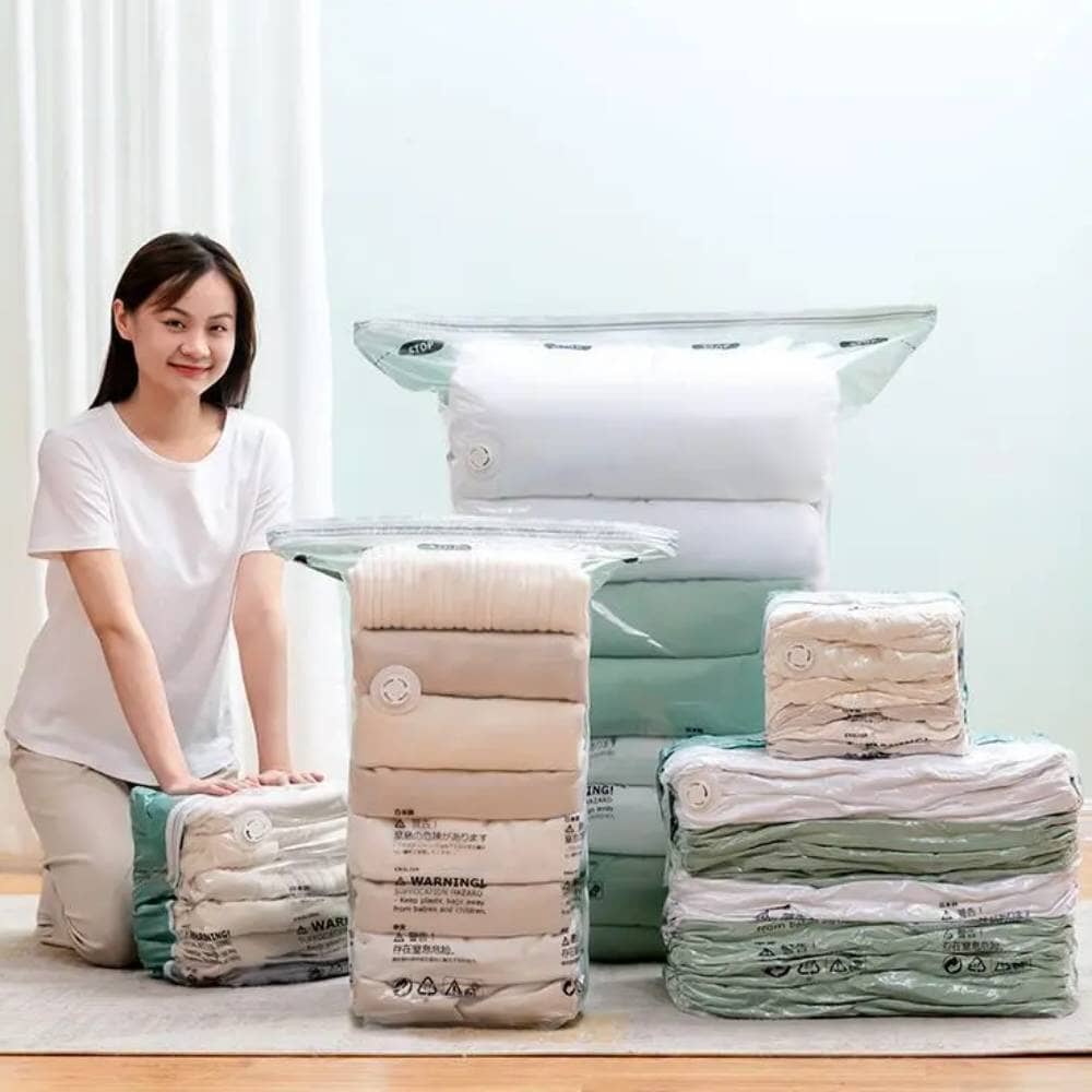 Saco a Vácuo Para Roupas Saco a vacuo- 01 - Saco a vacuo para roupas Design & Casa