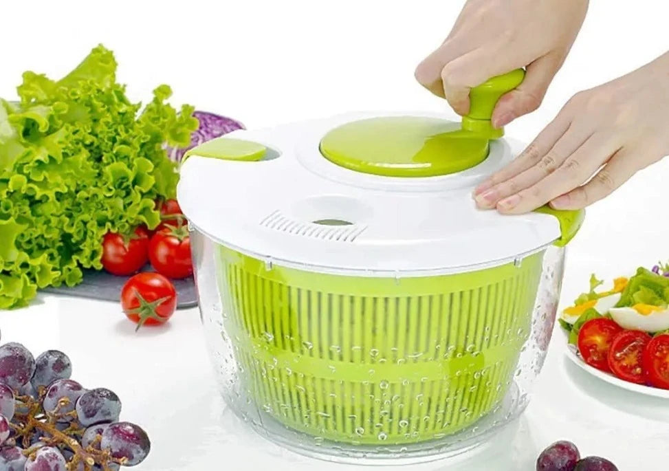 Salad Spinner Dryer Vegetable Fruit Food Dehydrator Quick Drying Multifunctio Manual Kitchen Household Vegetable Dehydrator Design & Casa