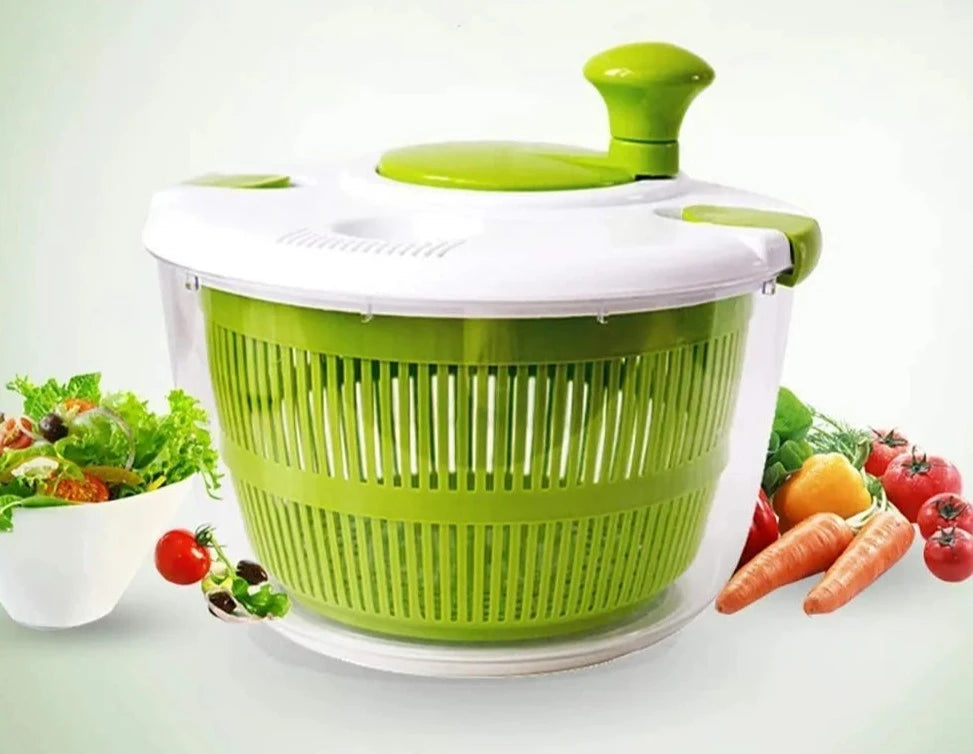 Salad Spinner Dryer Vegetable Fruit Food Dehydrator Quick Drying Multifunctio Manual Kitchen Household Vegetable Dehydrator Design & Casa