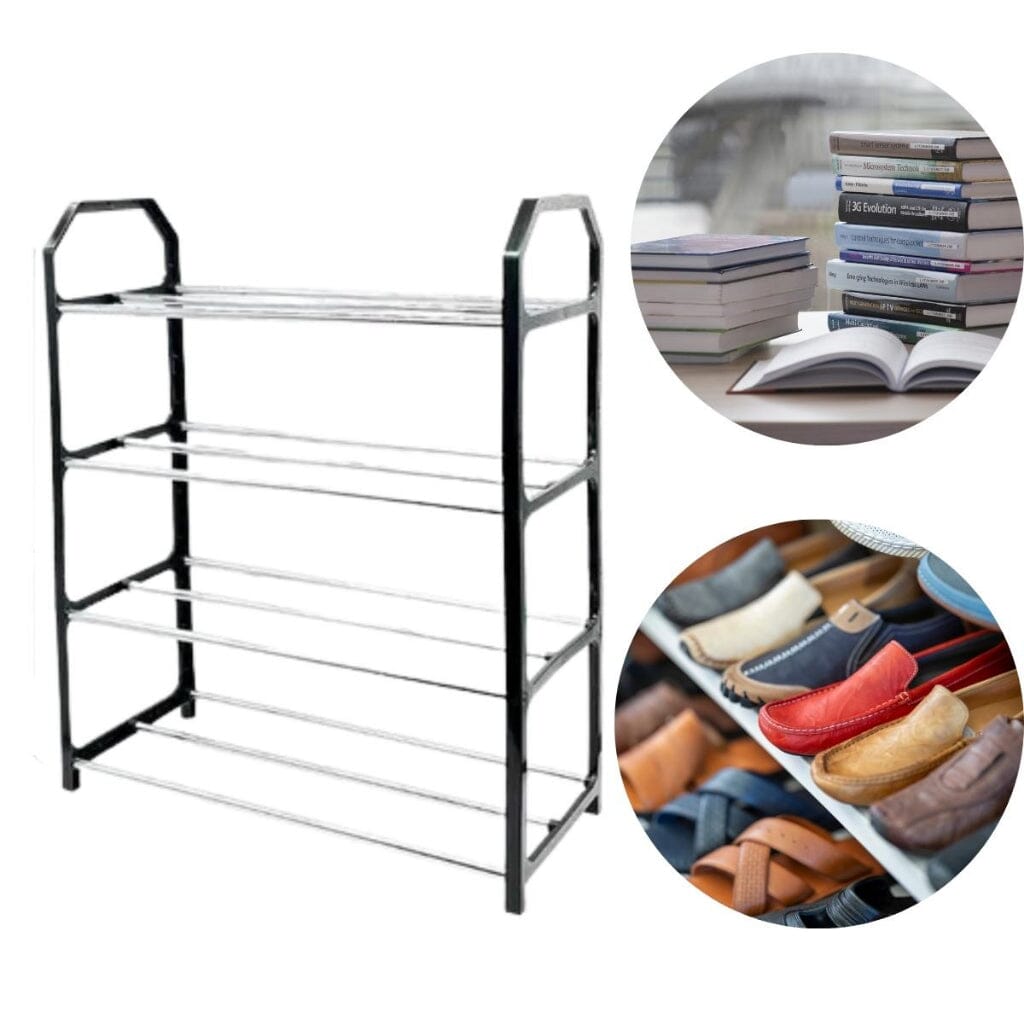 Sapateira Criativa Multiuso de 4 Andares Sapateira Criativa Multiuso de 4 Andares Design & Casa