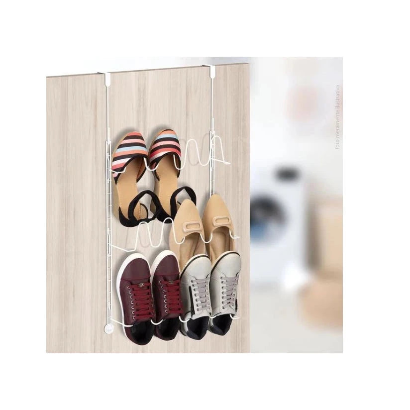 Sapateira Modular 12 Lugares para Porta Coleção Closet- Sapateira Modular 12 Lugares para Porta Design & Casa