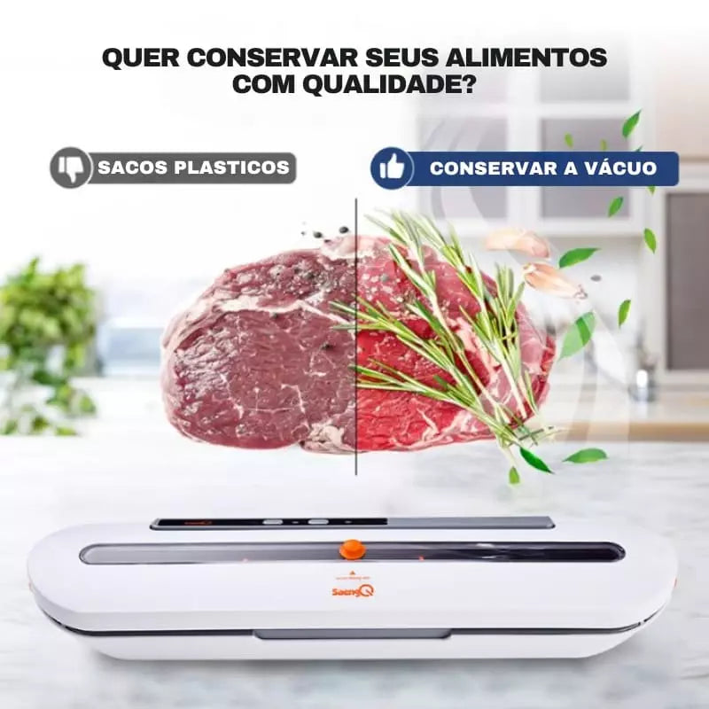 Seladora de Embalagens a Vácuo Portátil Seladora de Embalagens a Vácuo Portátil LightHousi