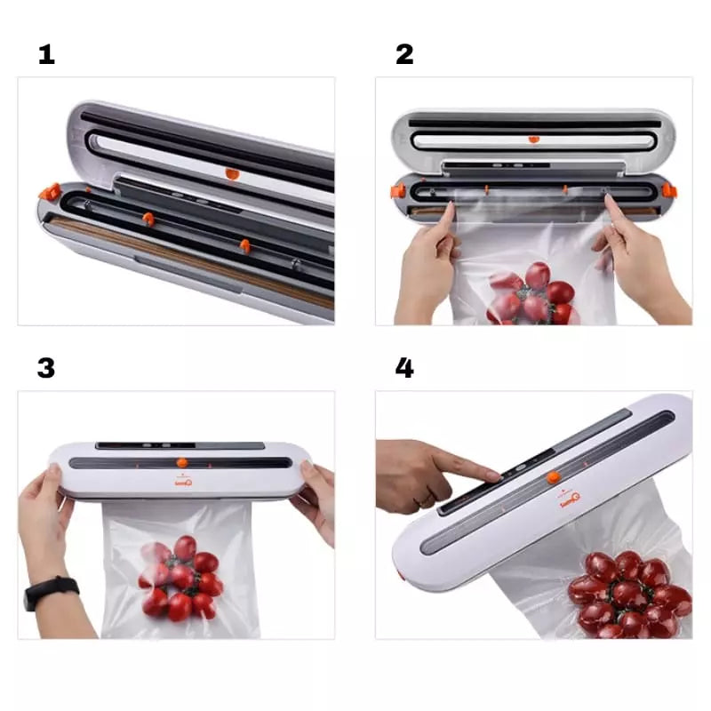 Seladora de Embalagens a Vácuo Portátil Seladora de Embalagens a Vácuo Portátil LightHousi