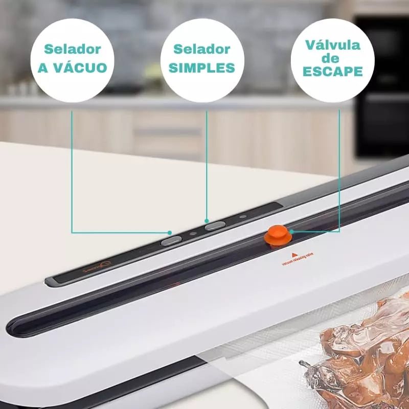 Seladora de Embalagens a Vácuo Portátil Seladora de Embalagens a Vácuo Portátil LightHousi