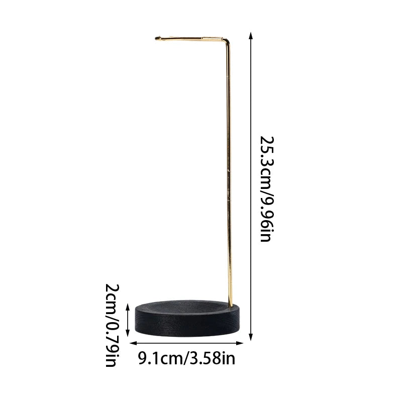 Suporte de Incenso Ornamental com Design em Metal e Madeira Coleção Utilidades - Suporte de Incenso Ornamental com Design em Metal e Madeira Design & Casa