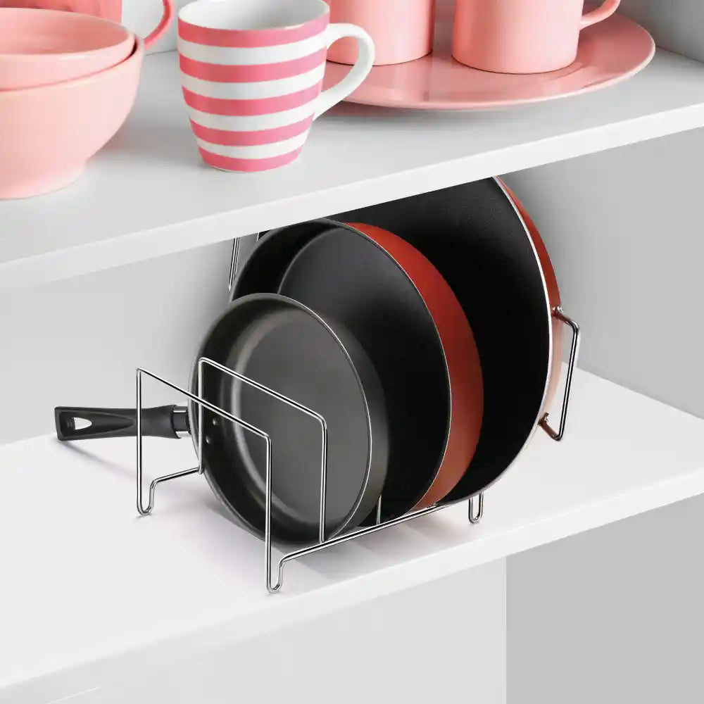 Suporte Para Panelas e Refratários Cromado Suporte Para Panelas e Refratários Cromado Design & Casa