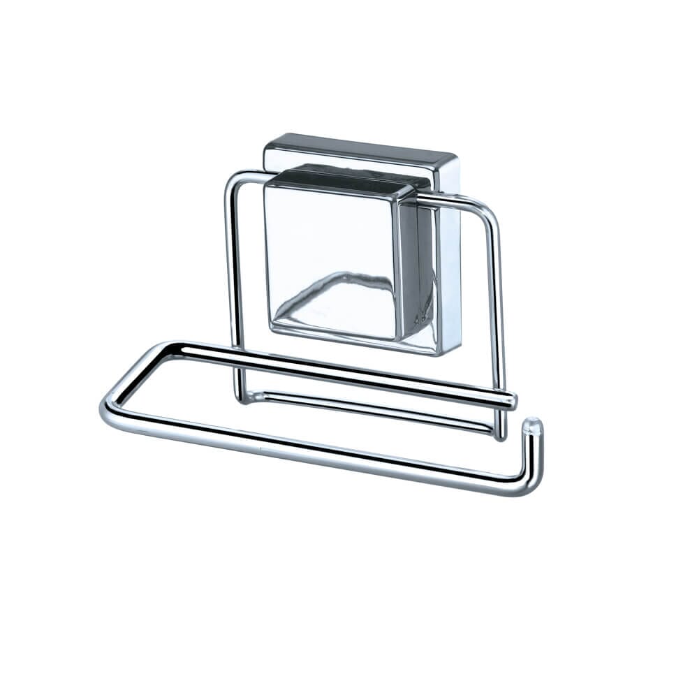 Suporte Para Papel Higiênico Com Fixação Por Sucção Ventosa Suporte Para Papel Higiênico Com Fixação Por Sucção Ventosa Design & Casa Cromado