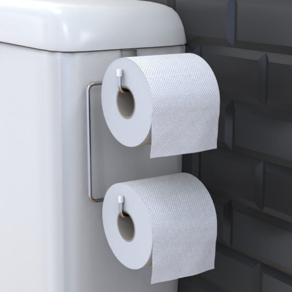 Suporte Para Papel Higiênico para Caixa Acoplada Suporte Para Papel Higiênico para Caixa Acoplada Design & Casa