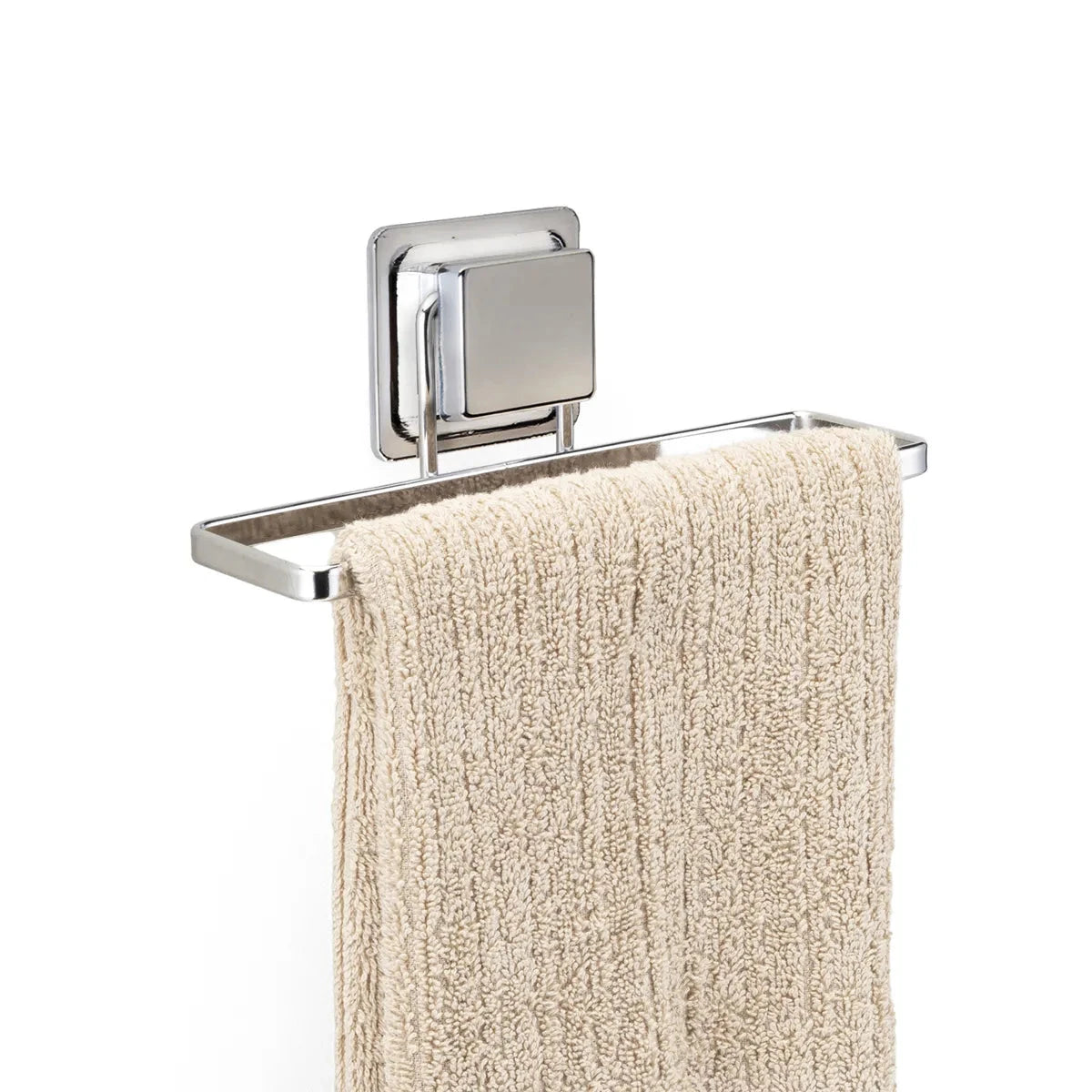 Suporte para Toalha de Rosto Cromado Com Fixação 3M Suporte para Toalha de Rosto Cromado Com Fixação 3M Design & Casa