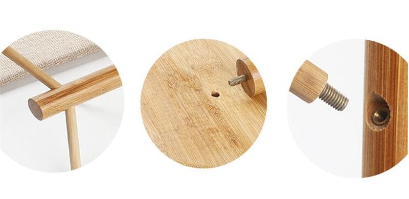 Suporte Para Xícaras De Madeira Com 6 Ganchos Suporte Para Xícaras De Madeira Com 6 Ganchos LightHousi