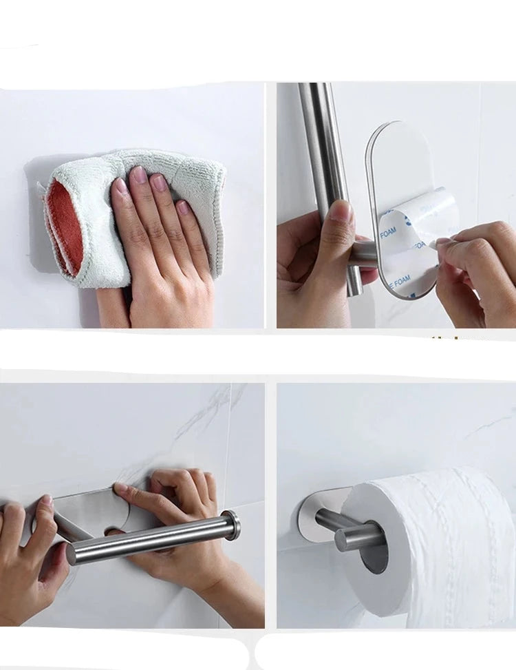 Suporte Porta Papel Toalha Multifuncional Porta Papel Toalha 01 - Suporte Porta Papel Toalha Design & Casa
