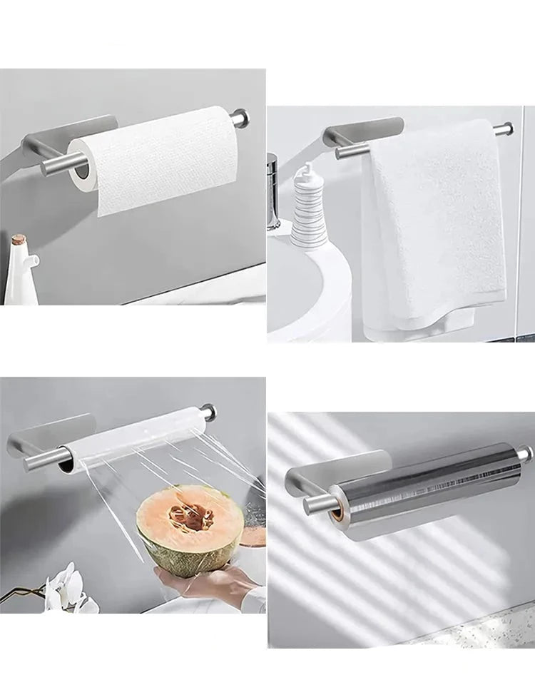 Suporte Porta Papel Toalha Multifuncional Porta Papel Toalha 01 - Suporte Porta Papel Toalha Design & Casa