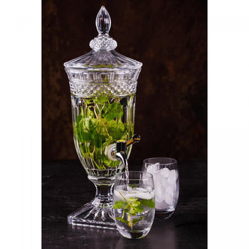 Suqueira Cristal com Pé e Tampa Brandon 2L Coleção Cozinha>Armazenamento- Suqueira Cristal com Pé e Tampa Brandon 2L Design & Casa