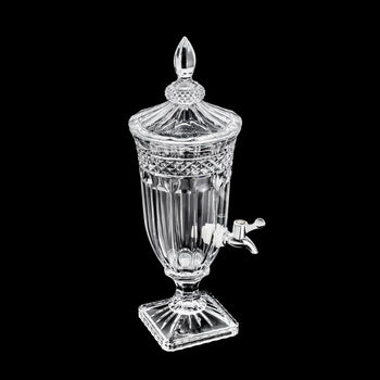 Suqueira Cristal com Pé e Tampa Brandon 2L Coleção Cozinha>Armazenamento- Suqueira Cristal com Pé e Tampa Brandon 2L Design & Casa