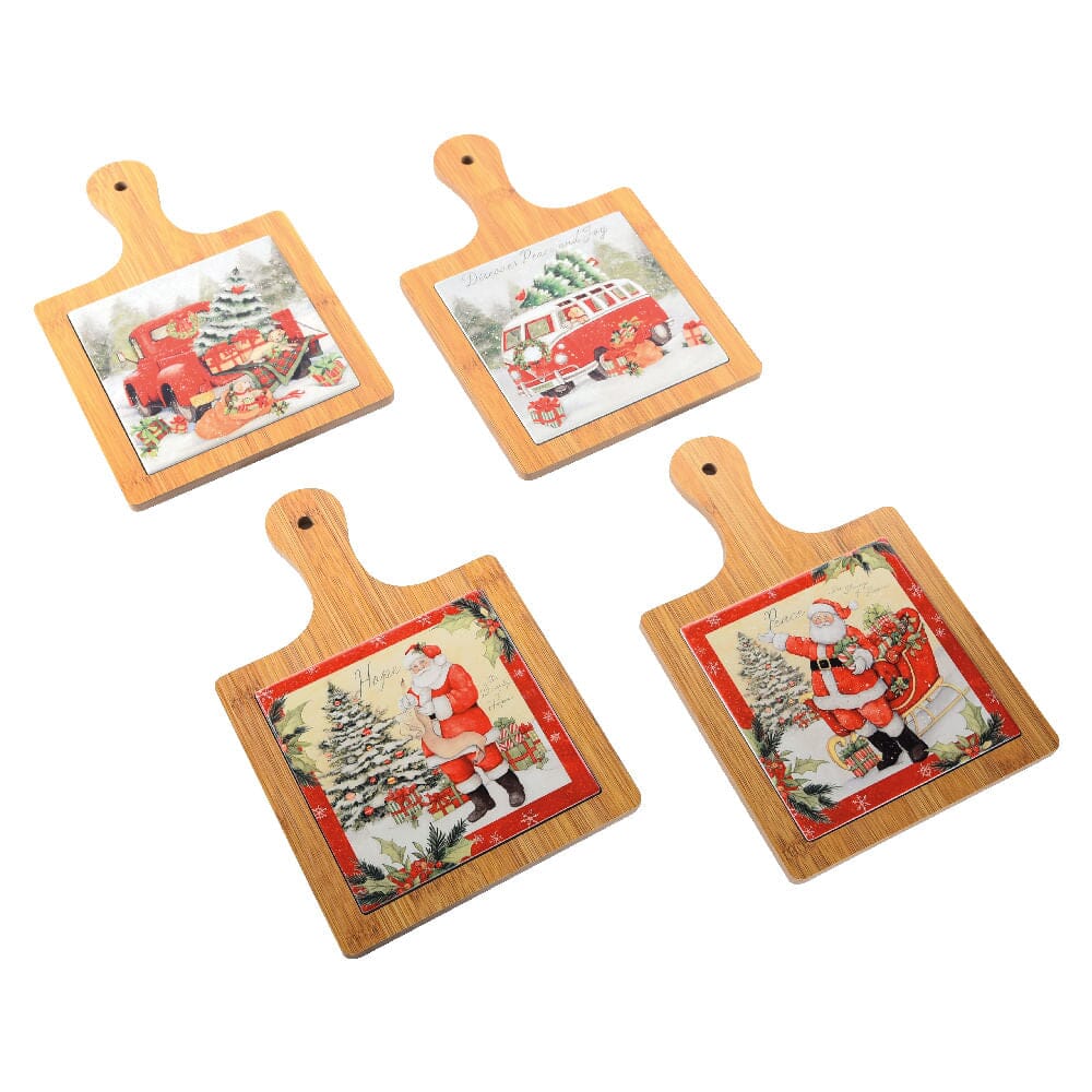 Tábua de Carne com Decoração Natalina Tábua de Carne com Decoração Natalina Design & Casa