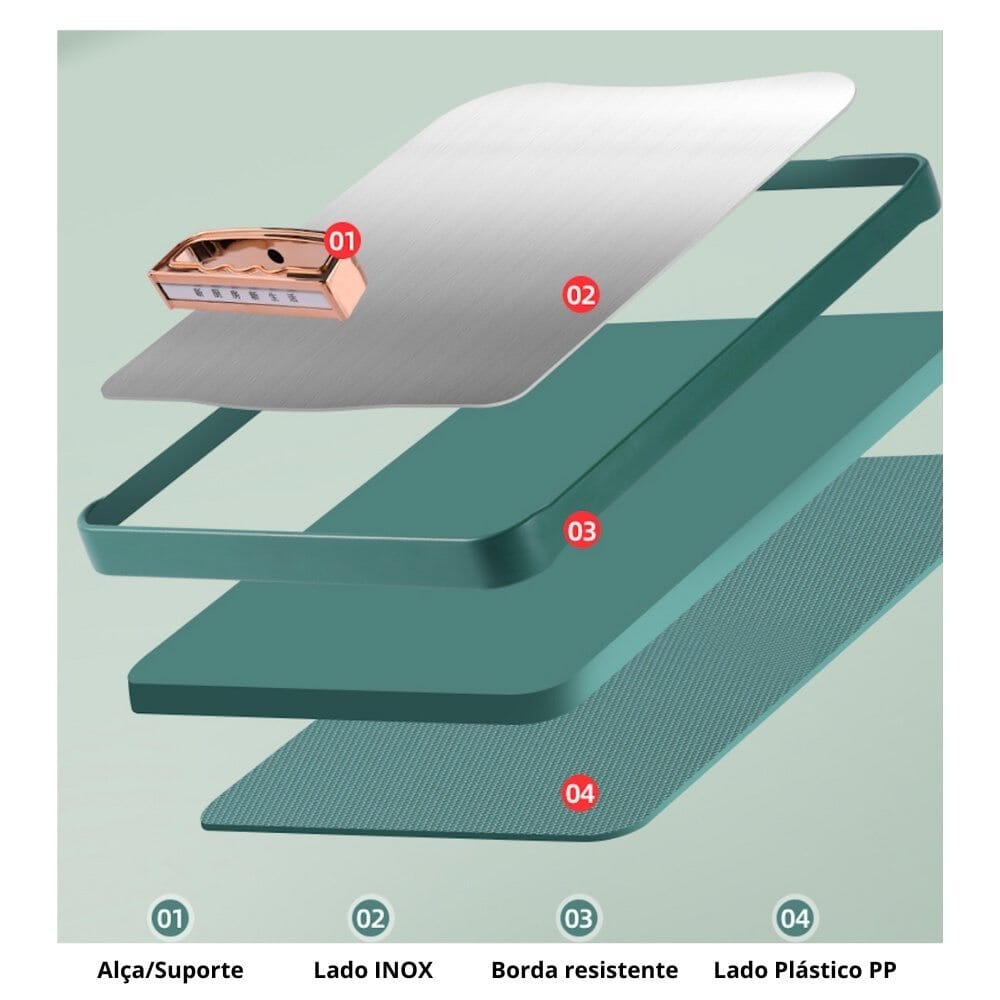 Tábua De Corte Antibacteriana 35cm Tábua De Corte Antibacteriana 35cm Design & Casa