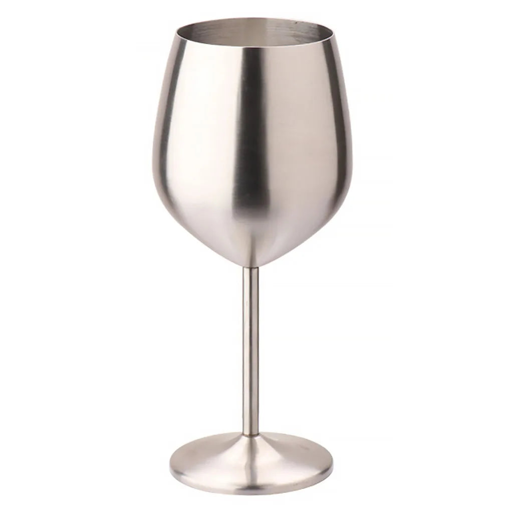 Taça 500ml de Inox Metalizado Taça 500ml de Inox Metalizado LightHousi Fosco