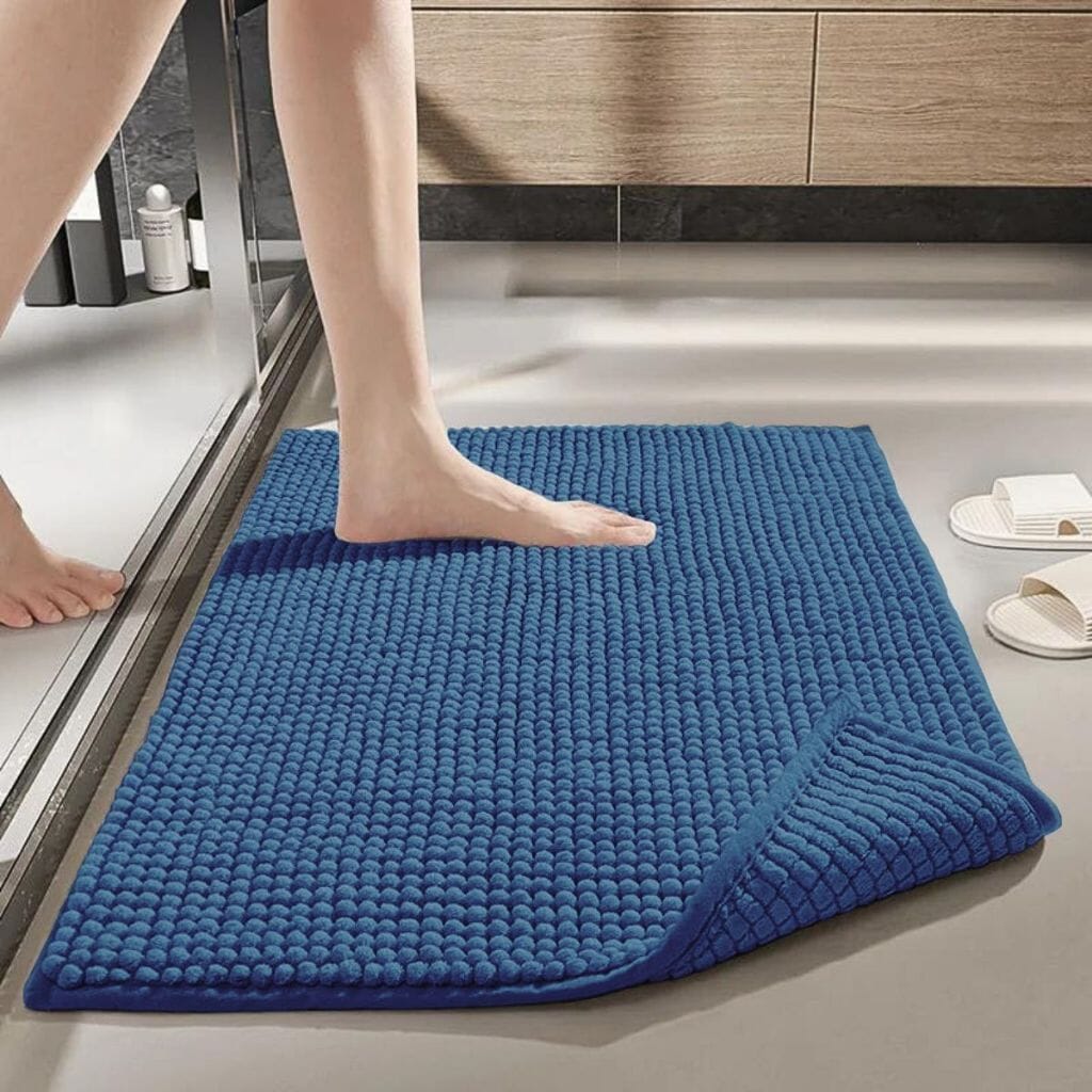 Tapete Antiderrapante Para Banheiro 40x60 Microfibra Tapete Antiderrapante Para Banheiro 40x60 Microfibra Design & Casa Azul