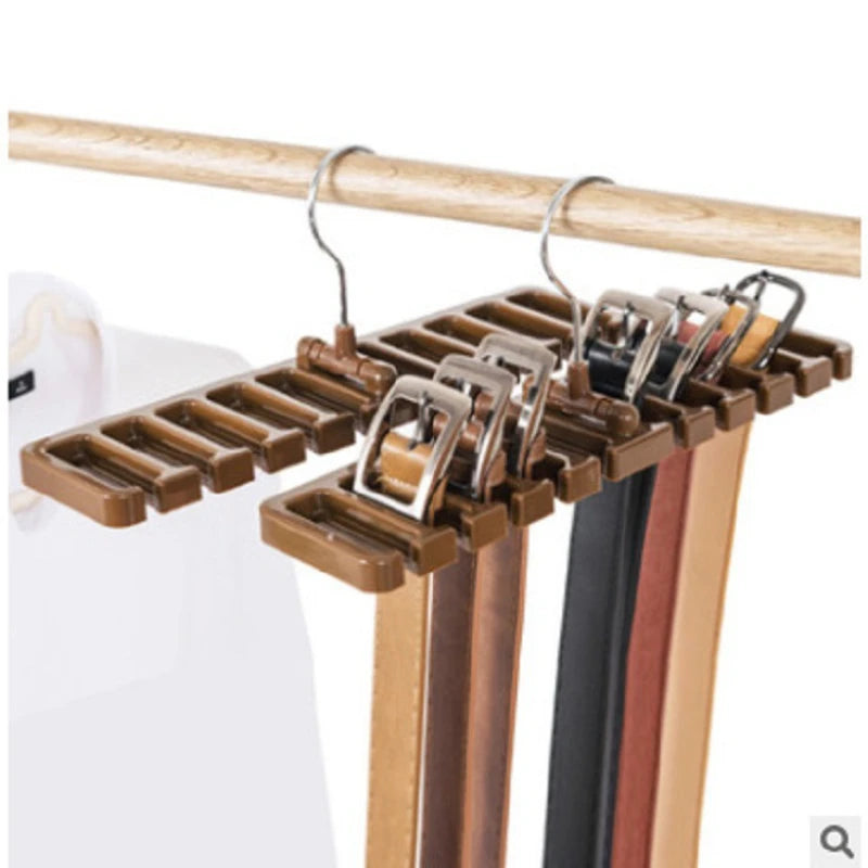 Tie Belt Hanger Wardrobe Belt Rotating Organizer Rack Multifuctional Scarf Hanger Home Closet Storage Holder Accessories Design & Casa