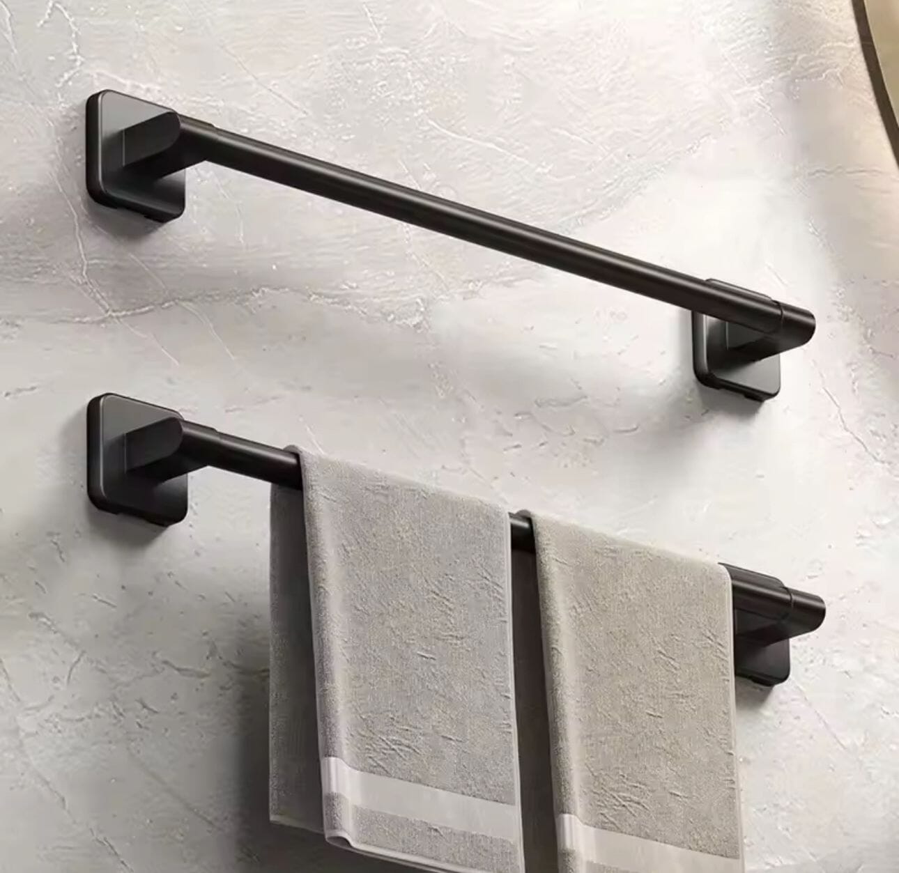 Toalheiro em Inox - 1 Barra Design & Casa Design & Casa