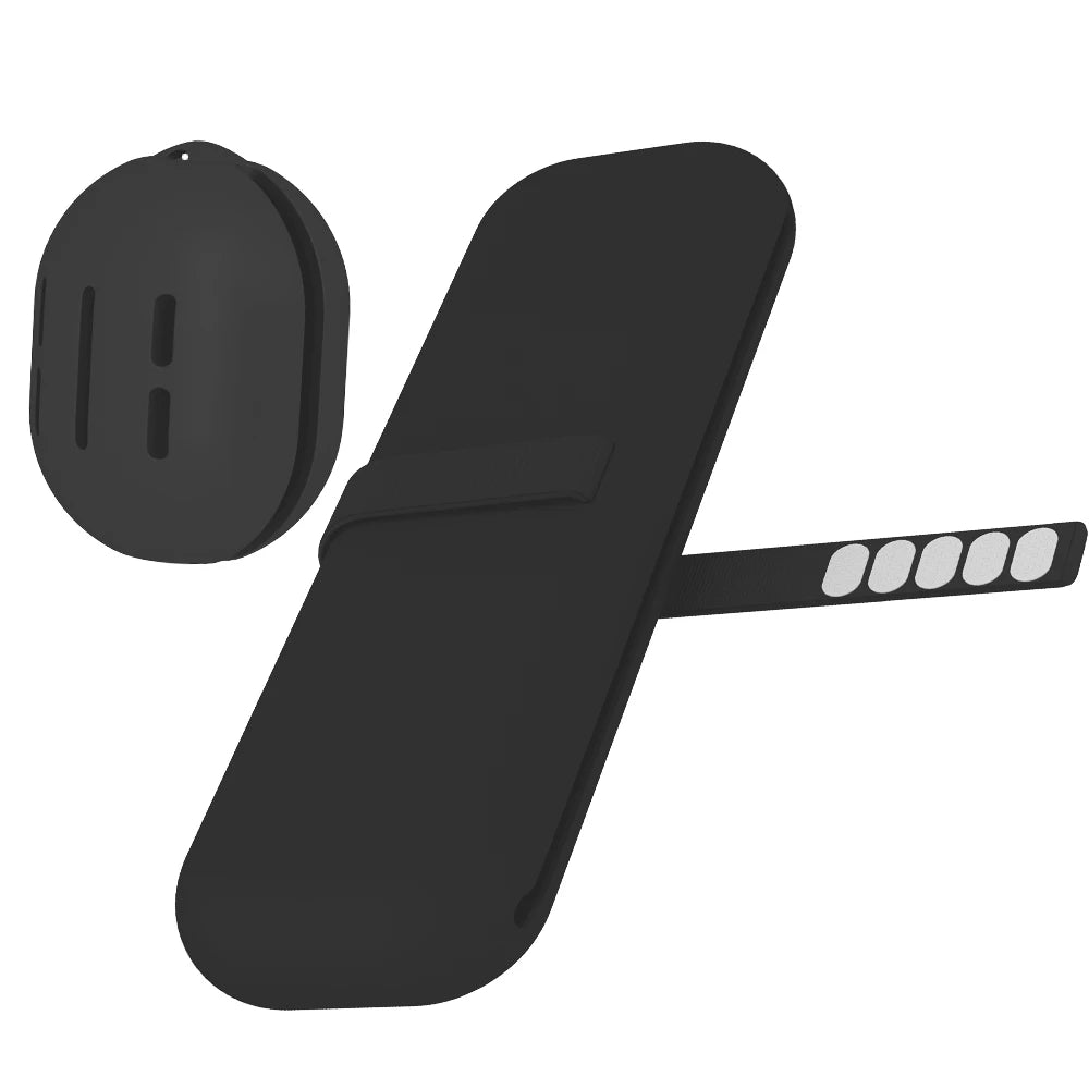 Travel Makeup Brush Holder, Silicone Cosmetic Brushes Bag, Makeup Sponge Case Portable Waterproof Makeup Tools for Women Girls Design & Casa black