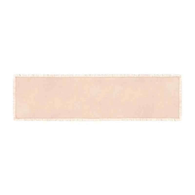 Trilho de Mesa com Franjas Natural Trilho de Mesa com Franjas Natural Design & Casa