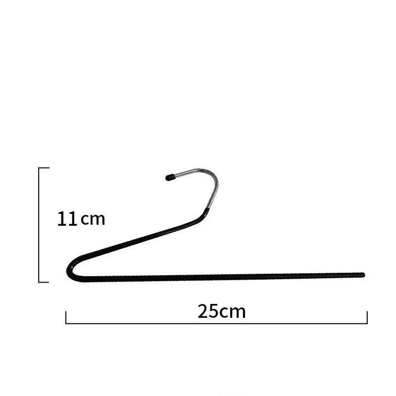 Trilho Deslizante Suporte De Roupas Para Cabide De Calça Coleção Organização - Trilho Deslizante Suporte De Roupas Para Cabide De Calça LightHousi kit 10 Cabides