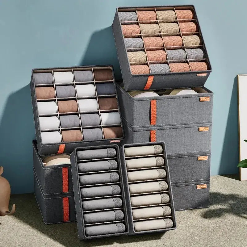 Underwear Socks Bra Storage Box Cabinet Drawer Organizer Storage Multifunctional Clothes Arrange Household Classified Storage Design & Casa